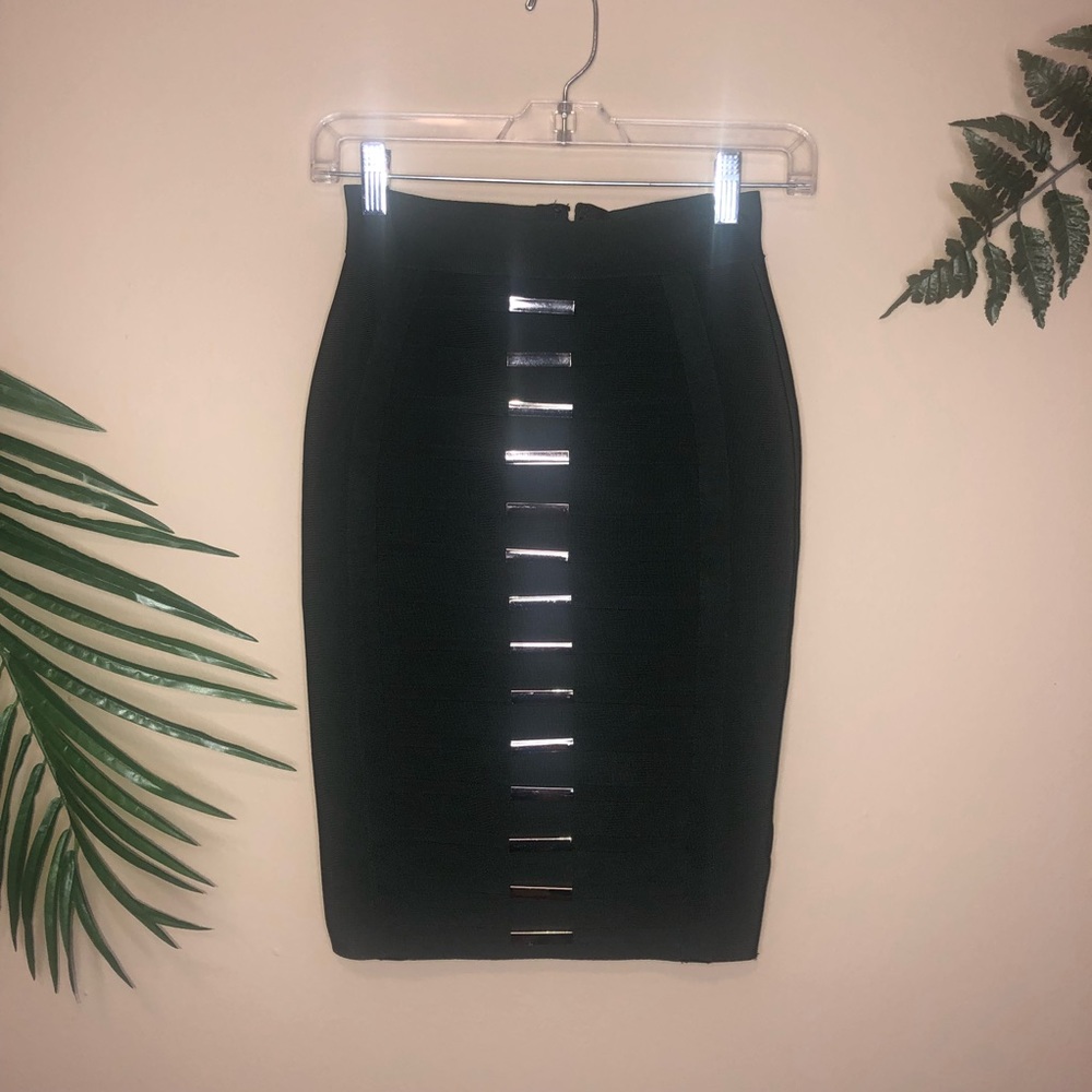 Bandage midi skirt